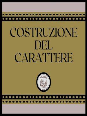 cover image of Costruzione del Carattere